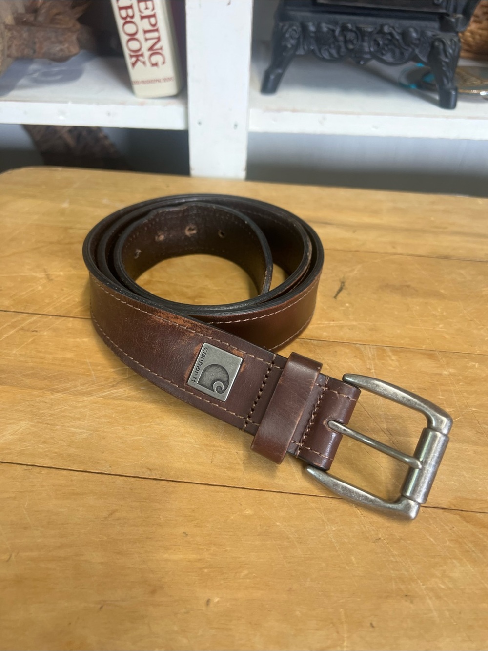 Carhartt brown belt size 40